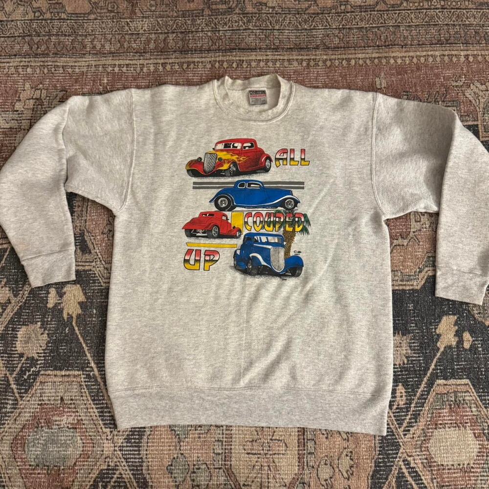 Vintage Crewneck Hot Rod Sweatshirt L ONEIDA POWER SWEATS
